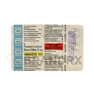 Inderal LA 20 mg Abbott Healthcare Pvt. Ltd.