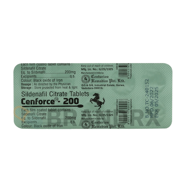 Cenforce 200 mg Centurion Laboratories - obrazek 3